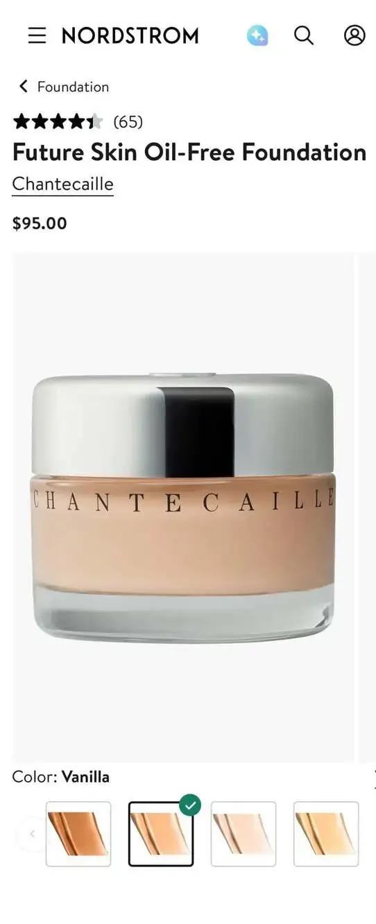 Chantecaille Future Skin Oil-Free Gel Foundation in Vanilla